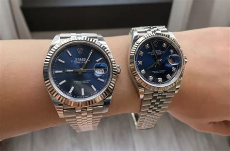 bigger rolex datejust|Rolex size chart.